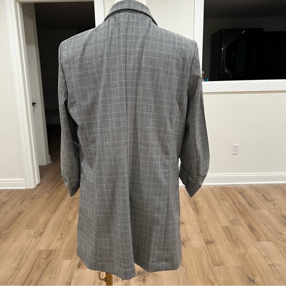 Rachel Zoe Gray Plaid Blazer - Picture 3 of 12
